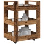 Carro de cocina de madera antigua 60x45x80 cm de madera ingeniería de , Carros de cocina y comedor - Ref: Foro24-862117, Prec...
