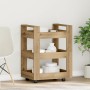 Carro de cocina Roble Artisan 60x45x80 cm Madera de ingeniería de , Carros de cocina y comedor - Ref: Foro24-862118, Precio: ...