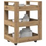 Carro de cocina Roble Artisan 60x45x80 cm Madera de ingeniería de , Carros de cocina y comedor - Ref: Foro24-862118, Precio: ...
