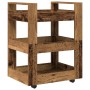 Carro de cocina de madera antigua 60x45x80 cm de madera ingeniería de , Carros de cocina y comedor - Ref: Foro24-862117, Prec...