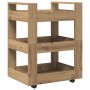 Carro de cocina Roble Artisan 60x45x80 cm Madera de ingeniería de , Carros de cocina y comedor - Ref: Foro24-862118, Precio: ...