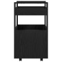 Carro de Cocina  Roble Negro 60x45x80 cm Madera elaborada | Foro24.es | Tu tienda online para hogar, jardín y más Foro24.es