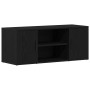 Cabinet de TV Negro Roble 100x35x40 cm Madera Fabricada de , Muebles TV - Ref: Foro24-862125, Precio: 78,26 €, Descuento: -5%%