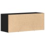 Cabinet de TV Negro Roble 100x35x40 cm Madera Fabricada de , Muebles TV - Ref: Foro24-862125, Precio: 78,26 €, Descuento: -5%%