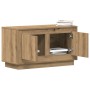 mueble para TV de Roble Artesanal 80x35x45 cm de Madera Elaborada de , Muebles TV - Ref: Foro24-862129, Precio: 66,26 €, Desc...