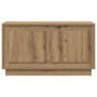 mueble para TV de Roble Artesanal 80x35x45 cm de Madera Elaborada de , Muebles TV - Ref: Foro24-862129, Precio: 66,26 €, Desc...