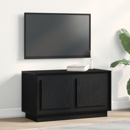 Mueble para TV Negro Roble 80x35x45 cm Madera de ingeniería de , Muebles TV - Ref: Foro24-862130, Precio: 69,87 €, Descuento:...