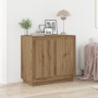 Aparador Artesano Roble 80x34x75 cm Madera Ingenierizada de , Aparadores - Ref: Foro24-862132, Precio: 90,10 €, Descuento: %
