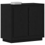 Sideboard Negro Roble 80x34x75 cm Madera elaborada de , Aparadores - Ref: Foro24-862133, Precio: 95,12 €, Descuento: %