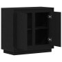 Sideboard Negro Roble 80x34x75 cm Madera elaborada de , Aparadores - Ref: Foro24-862133, Precio: 95,12 €, Descuento: %