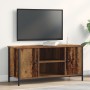 Cabinet de TV Madera Vieja 100x40x50 cm Madera Ingenierada y Acero de , Muebles TV - Ref: Foro24-862139, Precio: 80,01 €, Des...