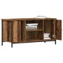 Cabinet de TV Madera Vieja 100x40x50 cm Madera Ingenierada y Acero de , Muebles TV - Ref: Foro24-862139, Precio: 80,01 €, Des...