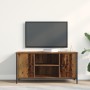 Cabinet de TV Madera Vieja 100x40x50 cm Madera Ingenierada y Acero de , Muebles TV - Ref: Foro24-862139, Precio: 80,01 €, Des...