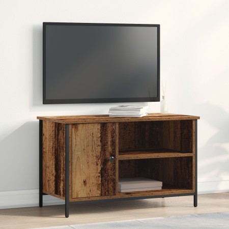 Cabinet de TV Madera Vieja 80x40x50 cm Madera Ingenierizada y Acero de , Muebles TV - Ref: Foro24-862142, Precio: 68,12 €, De...