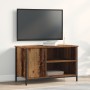 Cabinet de TV Madera Vieja 80x40x50 cm Madera Ingenierizada y Acero de , Muebles TV - Ref: Foro24-862142, Precio: 68,12 €, De...