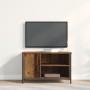 Cabinet de TV Madera Vieja 80x40x50 cm Madera Ingenierizada y Acero de , Muebles TV - Ref: Foro24-862142, Precio: 68,12 €, De...