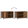 Cabinet de TV Madera Vieja 80x40x50 cm Madera Ingenierizada y Acero de , Muebles TV - Ref: Foro24-862142, Precio: 68,12 €, De...