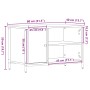 Cabinet de TV Madera Vieja 80x40x50 cm Madera Ingenierizada y Acero de , Muebles TV - Ref: Foro24-862142, Precio: 68,12 €, De...