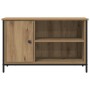 Cabinet de TV de roble artesanal 80x40x50 cm de madera procesada y acero de , Muebles TV - Ref: Foro24-862143, Precio: 63,15 ...
