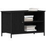 Aparador de TV Negro Roble 80x40x50 cm Madera Ingeniada y Acero de , Muebles TV - Ref: Foro24-862144, Precio: 64,87 €, Descue...