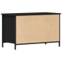 Aparador de TV Negro Roble 80x40x50 cm Madera Ingeniada y Acero de , Muebles TV - Ref: Foro24-862144, Precio: 64,87 €, Descue...
