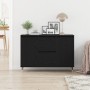 Sideboard con Puertas y Cajones Negro Roble 101,5x35x70 cm de , Aparadores - Ref: Foro24-862147, Precio: 123,02 €, Descuento:...