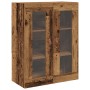 Armario de pared vidaxl con puertas de vidrio madera vieja 69,5x34x90 cm | Foro24.es | Tu tienda online para hogar, jardín y más Foro24.es