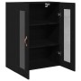 Gabinete Montado en la Pared con Puertas de Vidrio Roble Negro 69,5x34x90 cm | Foro24.es | Tu tienda online para hogar, jardín y más Foro24.es