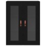 Gabinete Montado en la Pared con Puertas de Vidrio Roble Negro 69,5x34x90 cm | Foro24.es | Tu tienda online para hogar, jardín y más Foro24.es