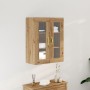 Armario de pared de con puertas de vidrio roble artesanal 69,5x34x90 cm de , Aparadores - Ref: Foro24-862163, Precio: 97,94 €...
