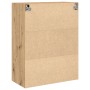 Armario de pared de con puertas de vidrio roble artesanal 69,5x34x90 cm de , Aparadores - Ref: Foro24-862163, Precio: 97,94 €...