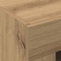 Armario de pared de con puertas de vidrio roble artesanal 69,5x34x90 cm de , Aparadores - Ref: Foro24-862163, Precio: 97,94 €...