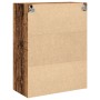 Cabinet Montado en la Pared con Puertas de Vidrio Madera Vieja 69,5x34x90 cm de , Aparadores - Ref: Foro24-862165, Precio: 10...