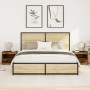 Armarios de Noche  con Luces LED 2 pcs Madera Vieja 50x40x45 cm | Foro24.es | Tu tienda online para hogar, jardín y más Foro24.es