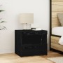 Cajones de Noche  con Luces LED 2 pcs Negro Roble 50x40x45 cm | Foro24.es | Tu tienda online para hogar, jardín y más Foro24.es