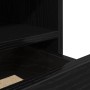 Gabinete de Noche con Luces LED 2 pcs Negro Roble 40x39x48.5 cm de , Mesitas de noche - Ref: Foro24-862187, Precio: 135,01 €,...