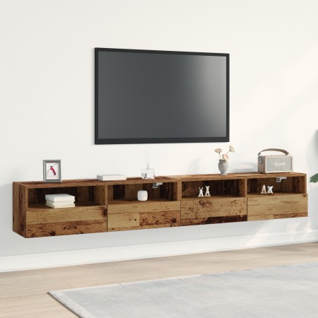 Gabinetes de TV 2 pcs Madera Vieja 100x30x30 cm Madera Elaborada de , Muebles TV - Ref: Foro24-862189, Precio: 103,06 €, Desc...