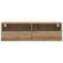Mueble de Televisión de Roble Artisan 100x30x30 cm de Madera Elaborada de , Muebles TV - Ref: Foro24-862190, Precio: 56,83 €,...