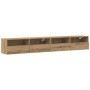Gabinetes de TV 2 pcs de roble artesanal 100x30x30 cm de madera elaborada de , Muebles TV - Ref: Foro24-862191, Precio: 103,0...