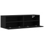 Gabinetes de Pared para TV 2 pcs Negro Roble 100x30x30 cm Madera Elaborada de , Muebles TV - Ref: Foro24-862193, Precio: 108,...