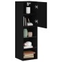 Gabinete de TV LED  2 pcs Negro Roble 30,5x30x102 cm Madera elaborada | Foro24.es | Tu tienda online para hogar, jardín y más Foro24.es