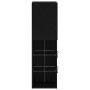 Gabinete de TV LED  2 pcs Negro Roble 30,5x30x102 cm Madera elaborada | Foro24.es | Tu tienda online para hogar, jardín y más Foro24.es
