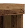 Mueble de pared para TV con luces LED de madera envejecida 80x30x30 cm de , Muebles TV - Ref: Foro24-862200, Precio: 46,69 €,...