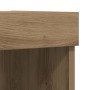Gabinetes para TV de con luces LED 2 piezas en roble artesanal 80x30x30 cm de , Muebles TV - Ref: Foro24-862203, Precio: 72,3...