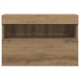 módulo de TV  con luces LED Roble Artesano 60x30x40 cm | Foro24.es | Tu tienda online para hogar, jardín y más Foro24.es