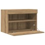 Gabinetes de TV con luces LED 2 pcs Roble artesanal 60x30x40 cm de , Muebles TV - Ref: Foro24-862209, Precio: 86,24 €, Descue...