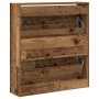 Armario para Zapatos con Cajón Abatible Madera Vieja 80x21x87,5 cm de , Zapateros y organizadores de calzado - Ref: Foro24-86...