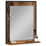 Espejo de baño madera envejecida 50x12x60 cm madera de ingeniería de , Tocadores de baño - Ref: Foro24-862220, Precio: 46,81 ...