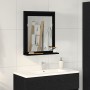 Espejo de baño Negro Roble 50x12x60 cm Madera elaborada de , Tocadores de baño - Ref: Foro24-862222, Precio: 45,08 €, Descuen...