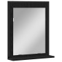 Espejo de baño Negro Roble 50x12x60 cm Madera elaborada de , Tocadores de baño - Ref: Foro24-862222, Precio: 45,08 €, Descuen...